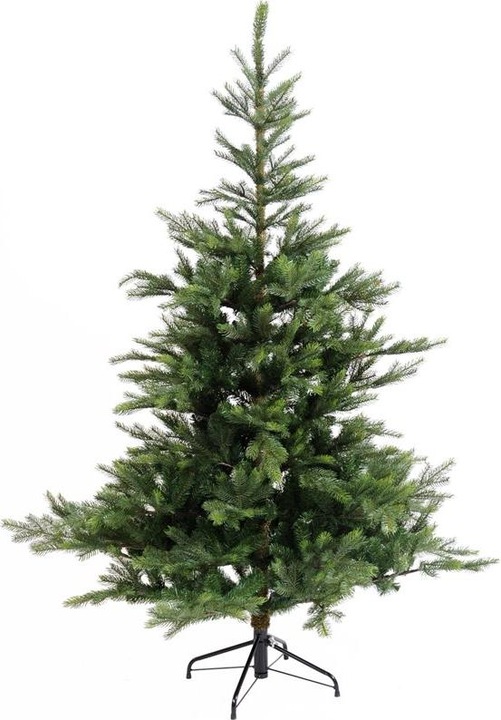 Produktbild Greendeco Künstlicher Weihnachtsbaum Abies Grandis (Küstentanne), ca. 150cm (PE-Luvi Mix) (150 cm)