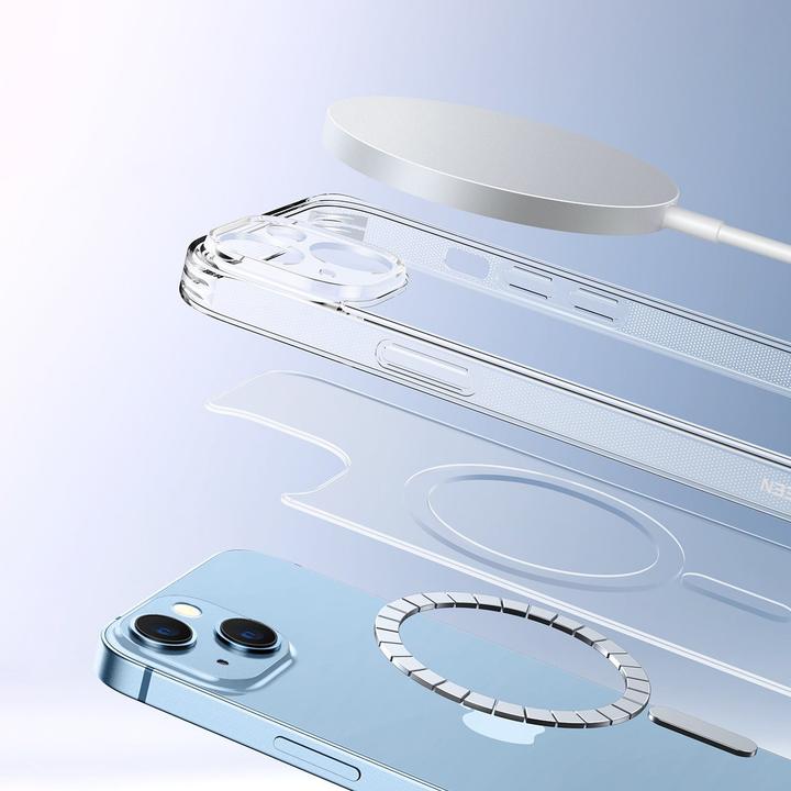 Actual product image Ugreen LP642 Classy Clear Magnetic Protective Case Magnetic Gel Case for iPhone 14 Plus transparent (Apple iPhone 14 Plus)
