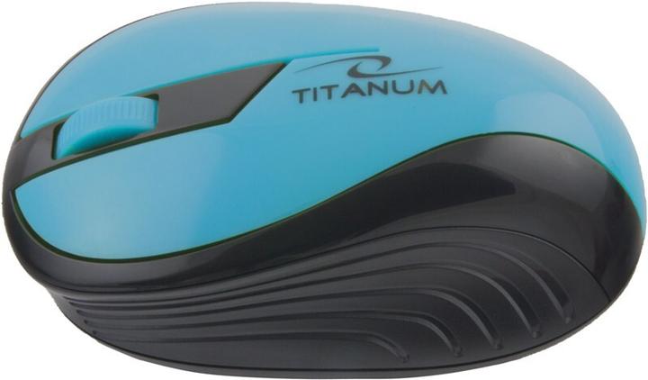 Actual product image Esperanza Titanum Mysz Bezprzewodowa Optyczna Tm114t Rainbow Turkusowa (Wireless)
