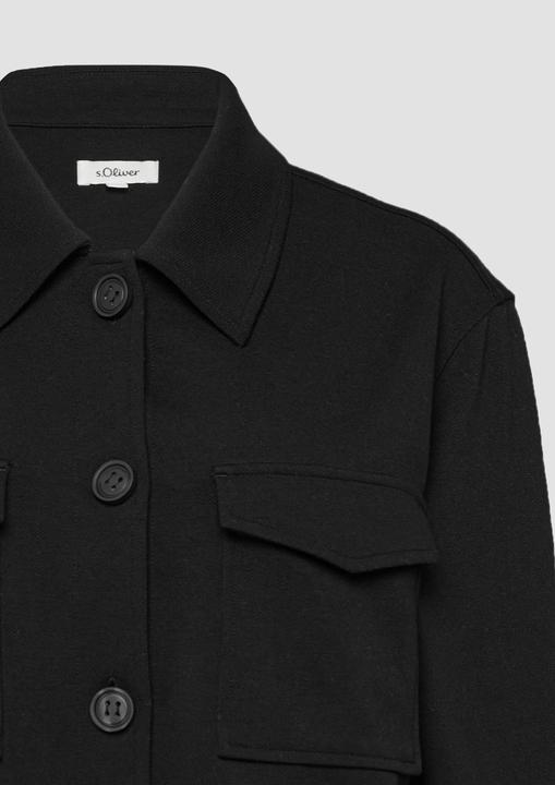 Image du produit S.Oliver Indoor-Jacke Jacke im Relaxed Fit aus Struktur-Jersey (38)