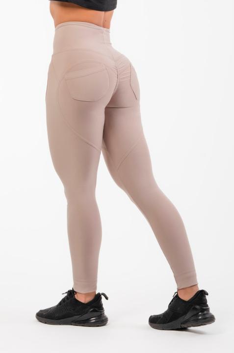 Actual product image Nebbia High Waist & Lifting Effect Bubble Butt Pants 587 cream (XS)