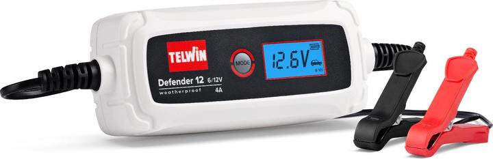 Telwin 830807607 DEFENDER12 Elektronisches Batterieladegerät 6/12V 2/4A