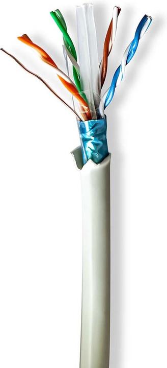 Actual product image Nedis Network cable rolls | CAT6 | stranded cable | F/UTP | pure copper | 50.0 m | indoor | (F/UTP, CAT6, 50 m)