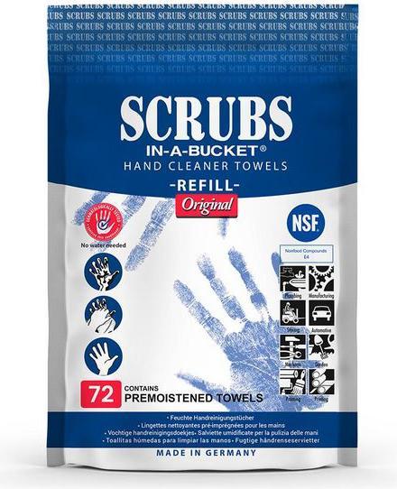 Productafbeelding Scrubs Srubs Navulling 042270 Handreinigingsdoekjes 72 stuks. (72 Pcs.)