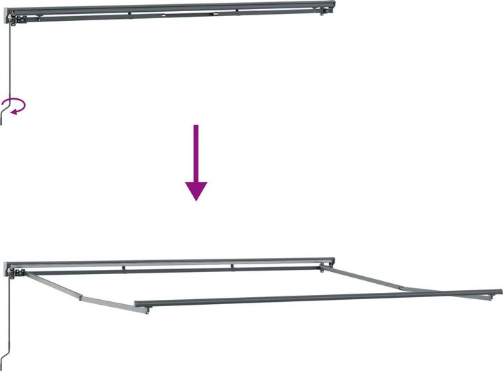 Produktbild vidaXL Einziehbare Markise (3 m)