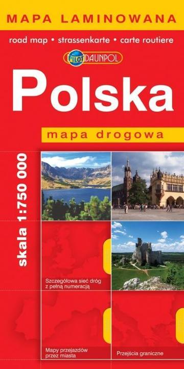 Produktbild Danpol DAUNPOL Strassenkarte. Polen Laminat
