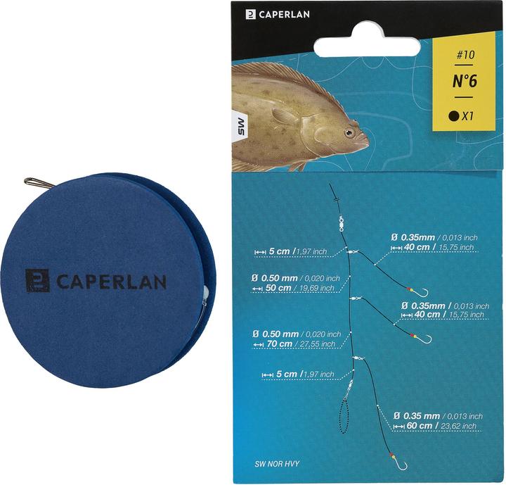 Actual product image Caperlan Leader flatfish surf fishing