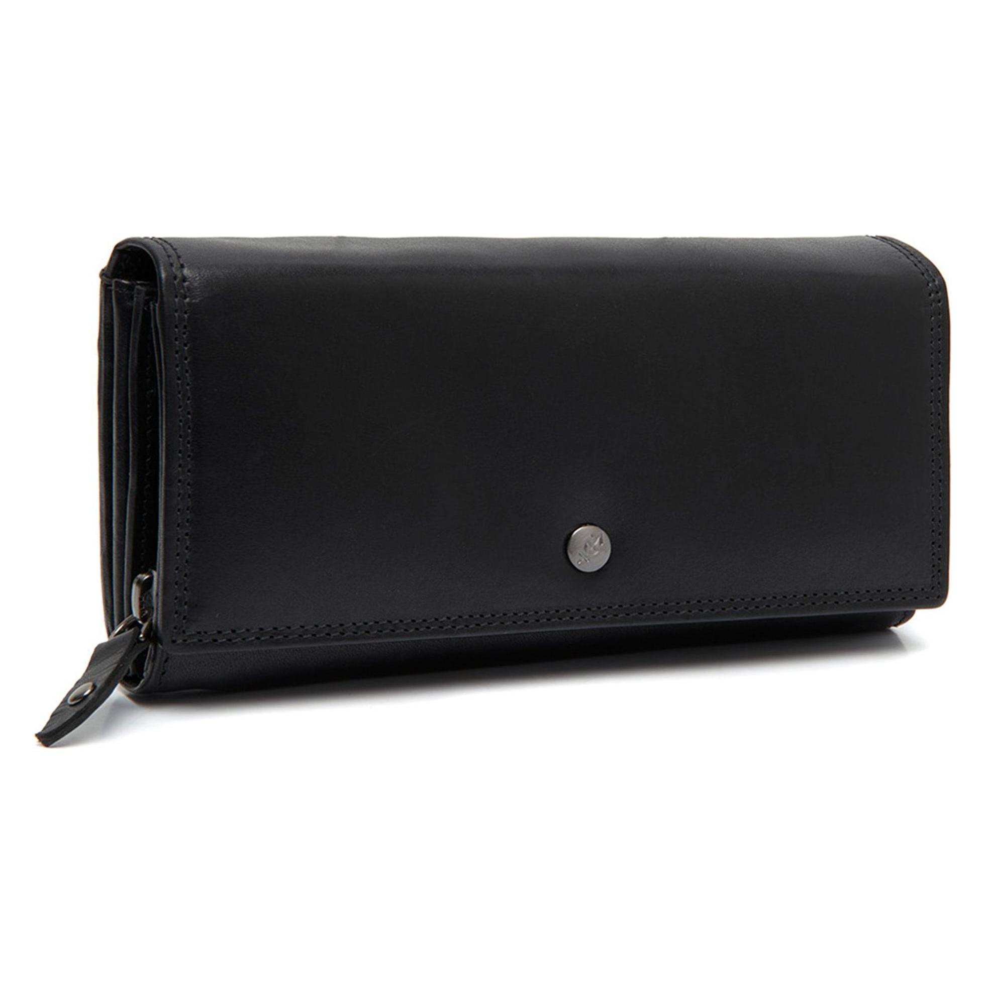 The Chesterfield Brand, Damen, Portemonnaie, Rivalto Geldbörse Rfid Schutz Leder 18.5 Cm, Schwarz