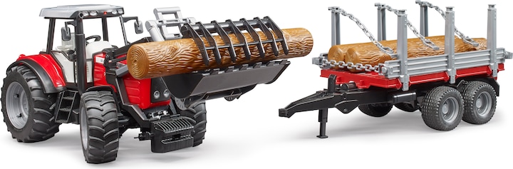 Actual product image Bruder Massey Ferguson 7480 with front loader