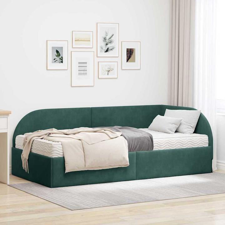 Image du produit vidaXL Eckbettgestell (90 x 190 cm)