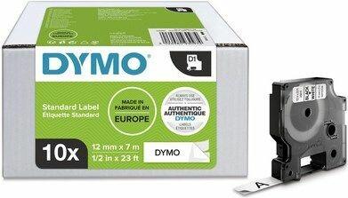 Produktbild Dymo 1x10 D1 Schriftband 19mmx7m auf (1.90 cm, Weiss)