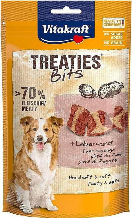 Vitakraft Treaties Bits with liver - dog treat - 120 g (Adult, 1 pcs., 120 g)