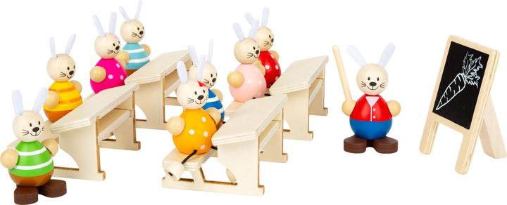 small foot Bunny school playset