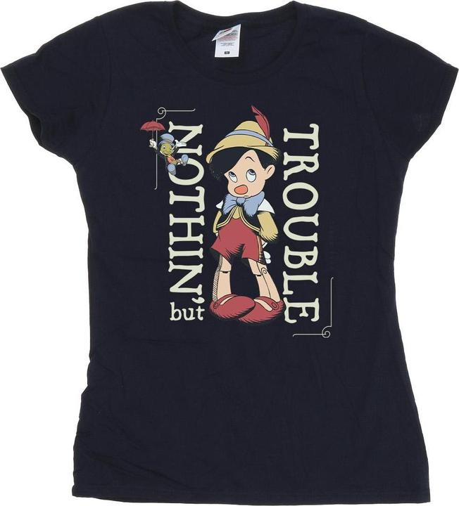 Immagine prodotto Disney Pinocchio Nothing But Trouble Maglietta Donna (S)