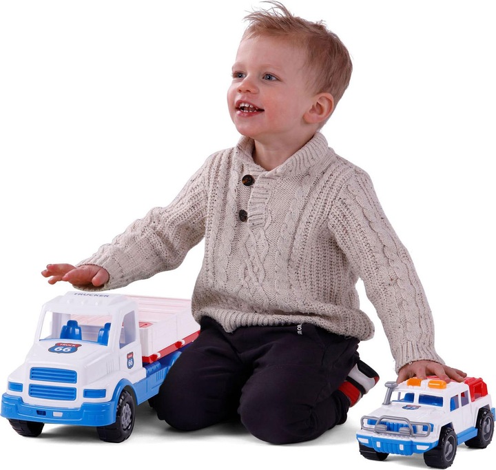 Immagine prodotto Polesie Cavallino XL Torpedo Truck con Jeep, 46,6 cm