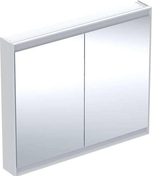Geberit ONE mirror cabinet with ComfortLight, 2 doors, surface mounting, 105x90x15cm, 505.814.00. (105 x 15 x 90 cm)