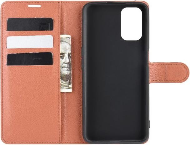 Actual product image MU Classic Litchi Leather Bookcover Series (Oppo A52)