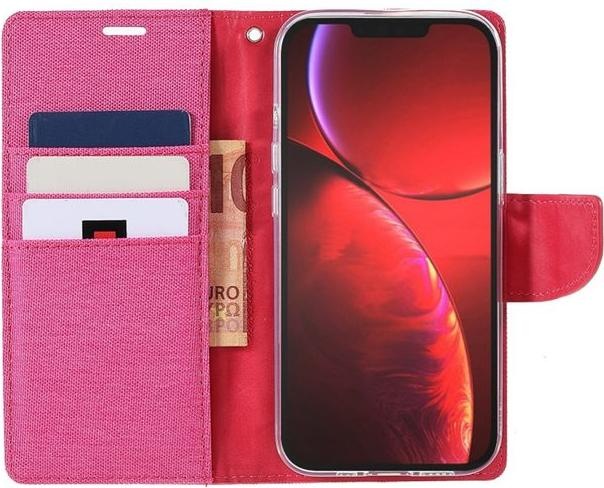 Actual product image Goospery Canvas Diary Series (Apple iPhone 13 Pro Max)