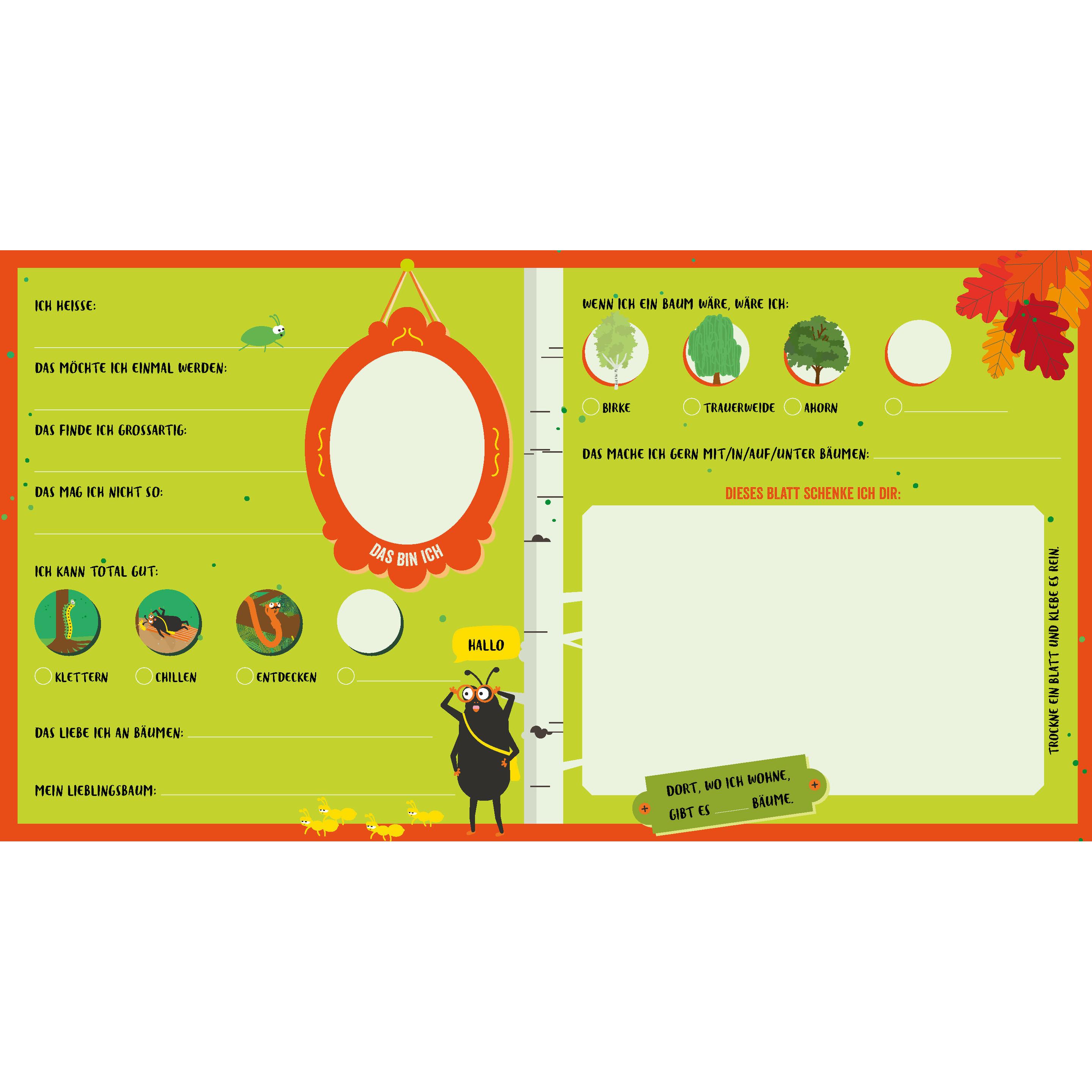 Thumbnail - Ein Baum kommt selten allein – Mein Freundschaftsbuch, Kinderbücher von Nini Spagl, Elisabeth Etz