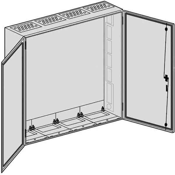 ABN, Verteilerschrank Zubehör, SP47 System-GehÃ¤use IP54 schutzis.1050x1100mm