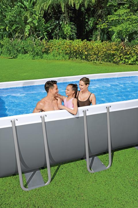 Actual product image Bestway Power Steel Above Ground Pool Set 5.49 m x 2.74 m x 1.22 m (549 x 274 x 122 cm)
