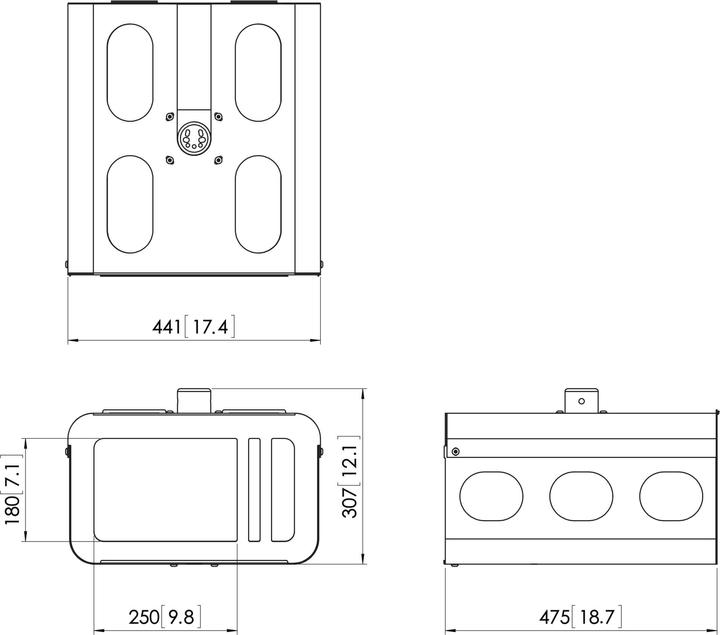 Productafbeelding Vogels PPA 310, Diefstalbestendige behuizing (Plafond)