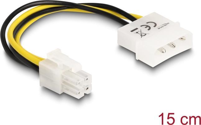 Produktbild Delock Kabel Stromversorgung P4 (15 cm)