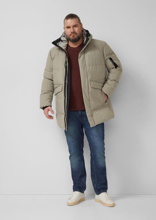 Produktbild s.Oliver Strickpullover Strickpullover mit Crew Neck und Strukturmuster (3XL)