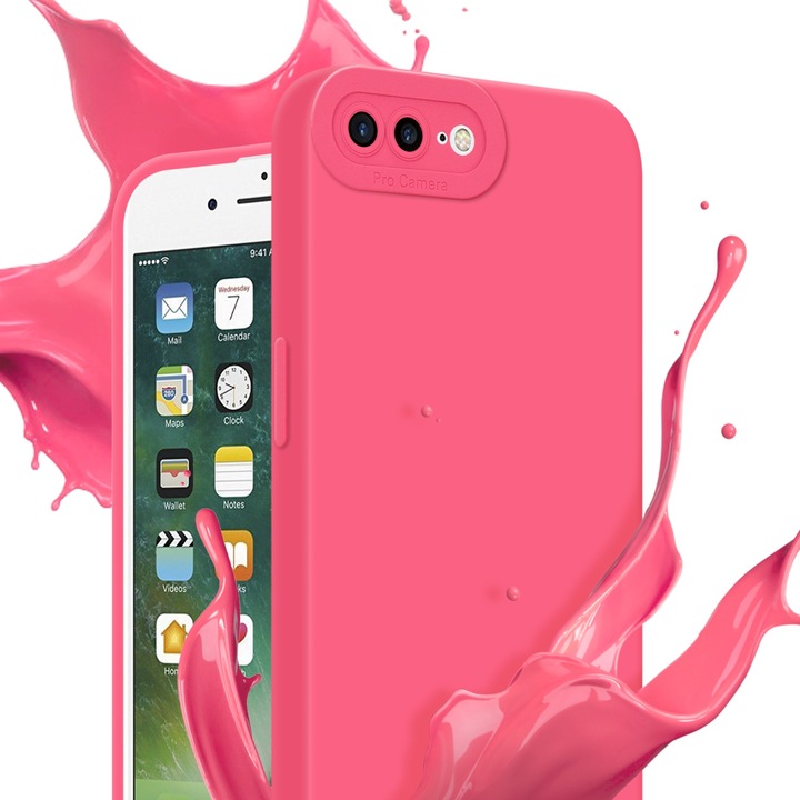 Actual product image Cadorabo Case for Apple iPhone 7 PLUS / 7S PLUS / 8 PLUS in TPU Fluid LM162 Style (Apple iPhone 7 Plus, Apple iPhone 7s Plus)