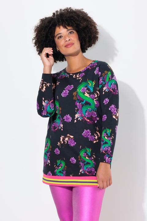 Actual product image Angel of Style Overzized sweatshirt with dragon pattern (48)