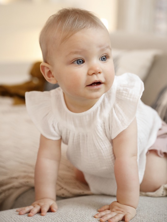 Immagine prodotto Vertbaudet Mädchen Baby Bluse mit kurzen Volantärmeln (62)