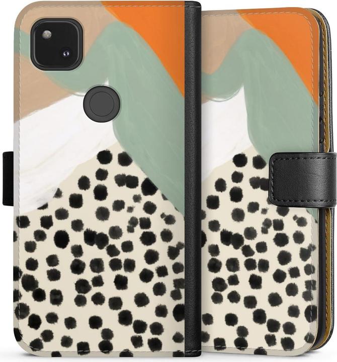 DeinDesign Tasche für Google Pixel 4a Handy Flip Case Wallet Cover