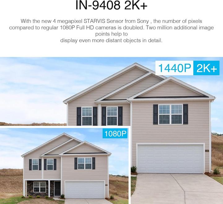 Actual product image Instar IN-9408 2K+ LAN/POE sw 101666 LAN IP surveillance camera 2560 x 1440 pixels (2560 x 1440 Pixels)