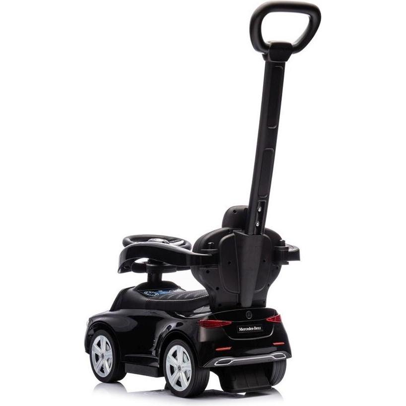 Mally Schwarz Jeździk Z Rączką Pojazd Mercedes C-Class Deluxe Black Czarny Milly