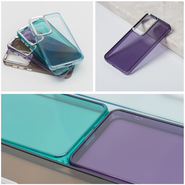 Actual product image OEM Back panel cover PEARL case for SAMSUNG S24 FE purple