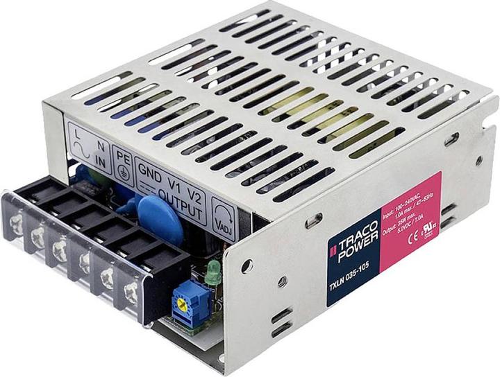 Produktbild TracoPower TXLN 035-23M3 AC/DC-Netzteilbaustein, geschlossen 2400mA 35W +15.0 V/DC
