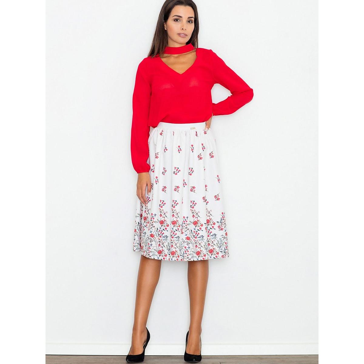 Figl, Damen, Röcke, Rock, Weiss, (XL)