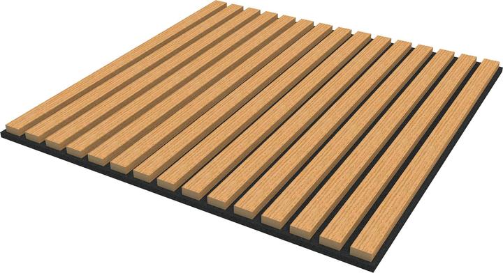 Produktbild neu.holz Akustik-Wandpaneel 16er Set Vang 60x60 cm Eichenoptik, dunkel ()