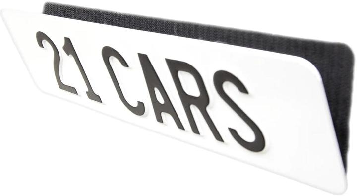 21cars Klett Wechselschild (Front + Heck, Langformat)