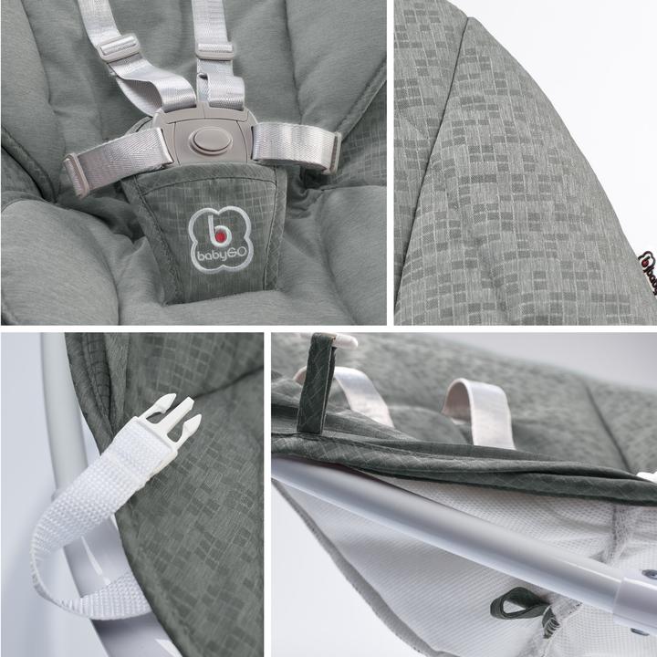 Produktbild BabyGo Swing grau