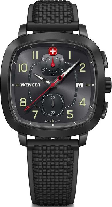 Immagine prodotto Wenger Vintage Sport Chrono 01.1933.114 (Cronografo, Fatto in Svizzera)