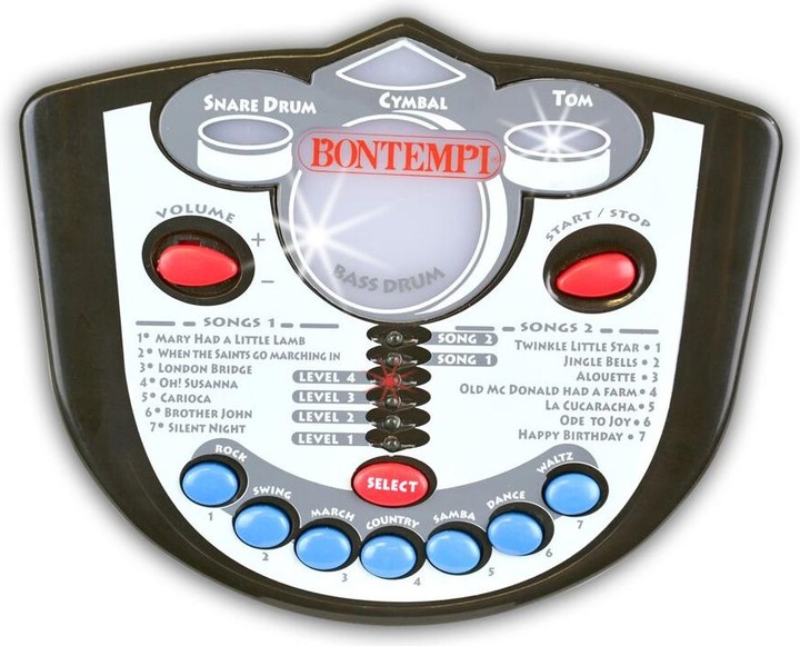 Actual product image Bontempi Drums with electronics tutor