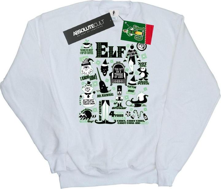 Produktbild Elf Infographic Poster Sweatshirt (XXL)