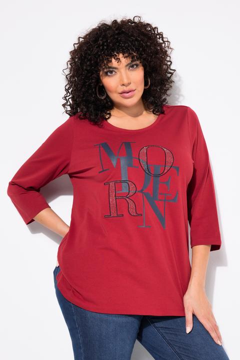 Produktbild Ulla Popken Shirt, Modern, Classic, Rundhals, 3/4-Arm (58)