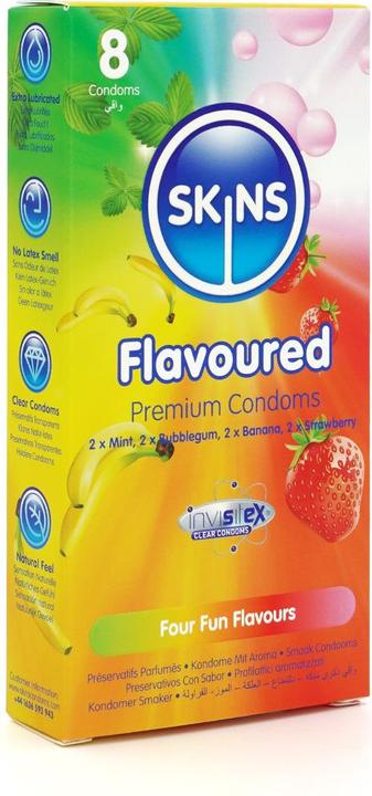 Actual product image Skins Condom Flavours 12 Pack (12 pcs.)