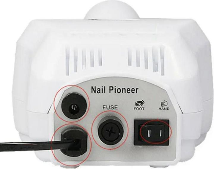 Actual product image Novidarte Profi Nagelfräser Set