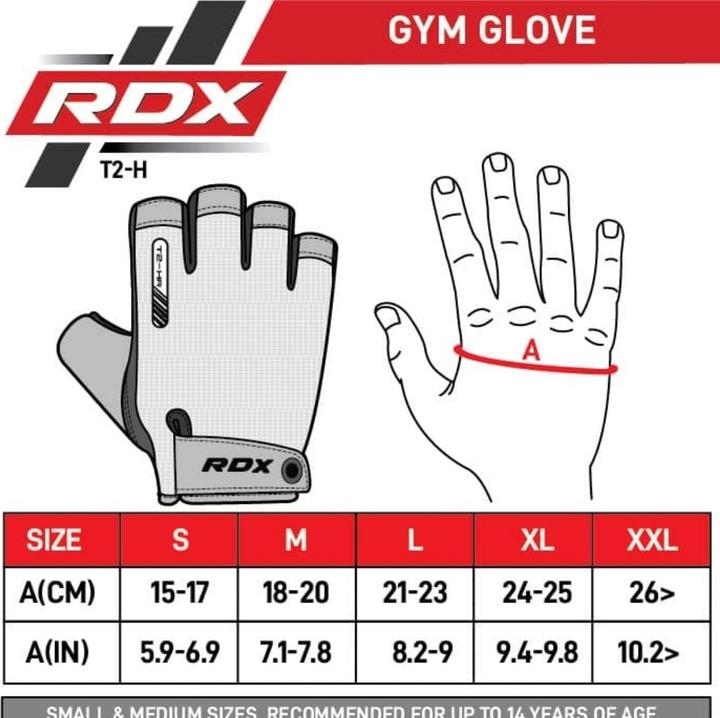 Actual product image Rdx Gym Training Gloves T2 Half Army Green-S (S)