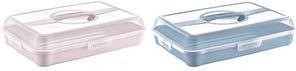 Actual product image keeeper Cake topper/party butler "enrico", nordic-pink removable cake plate, ergonomic handle
