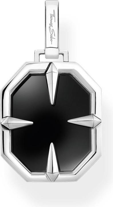 Immagine prodotto Thomas Sabo Ciondolo bussola stella nera (Annerito, Argento 925)