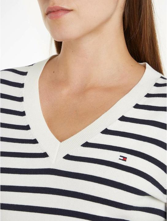Produktbild Tommy Hilfiger Co Jersey Stitch V-Nk Sweater (XS)